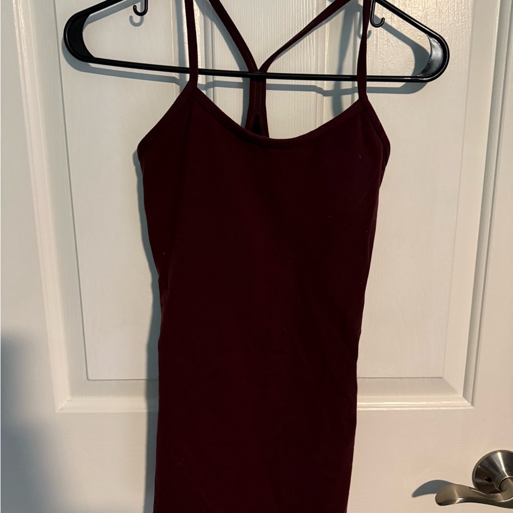 Burgundy Lululemon Tank